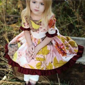 Persnickety Autumn Splendor Tea Party Dress